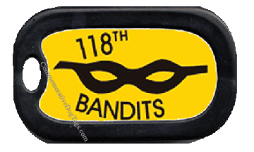118th Bandits Custom Dog Tag