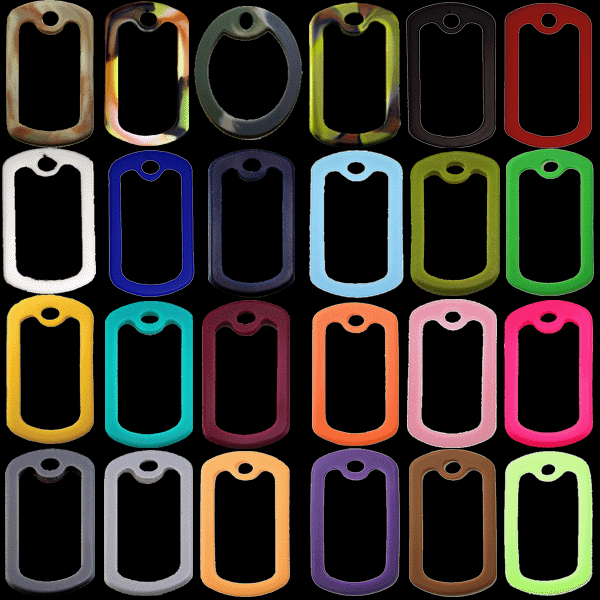 military dog tag rubber silencer