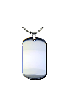 Small Dog Tag Blank