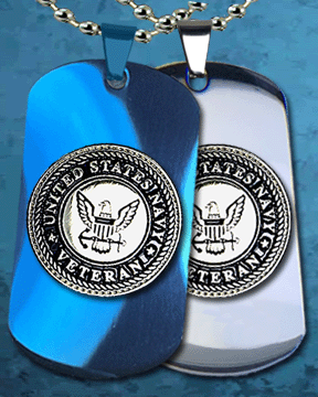 US Navy Vet Dog Tag