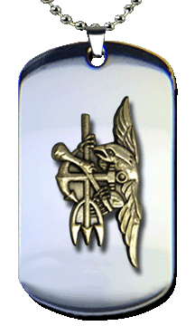 Navy Seal Trident Dog Tag