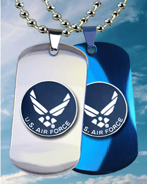 Air Force Wing Emblem Dog Tag