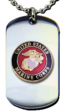 Marine Corps Insignia Dog Tag