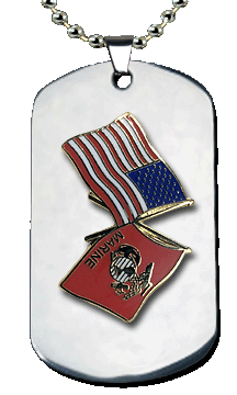 Marine Corps Insignia Dog Tag