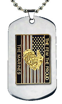 Marine Corps Insignia Dog Tag