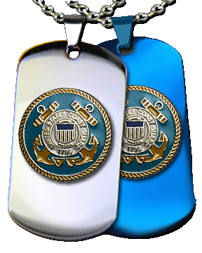 Coast Guard Insignia Dog Tag