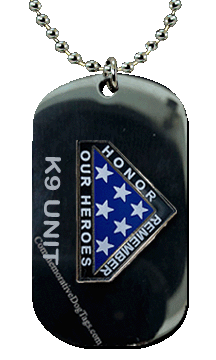 K9 Memorial Dog Tag