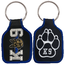 Stainless Steel Gold Paw Dog Tag