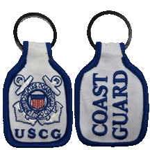 Coast Guard Embroidered Key Chain