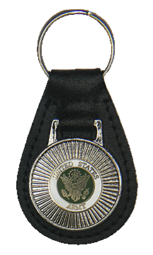 Army Leather Key FOB