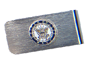 Navy Money Clip