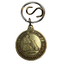 Saint Francis Key Chain