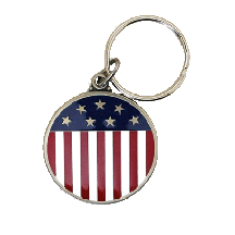 Small Stars and Stripes Key Chain