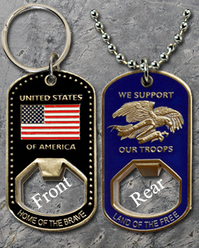 Support Our Troops Bottle Opener