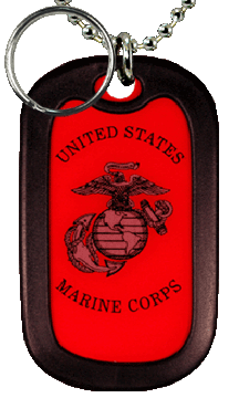 Marine Aluminum Dog Tag