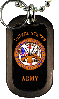 Army Aluminum Dog Tag