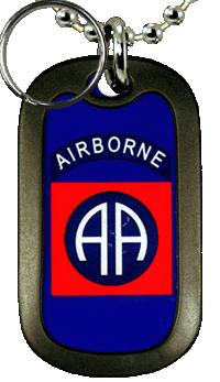 Army Airborne Aluminum Dog Tag