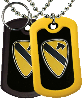 1st Cavalry Army Dog Tag