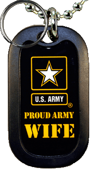 Army wife keychain deals
