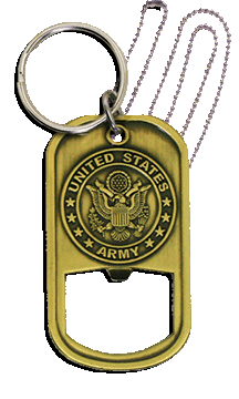 Army Metal Bottle Opener