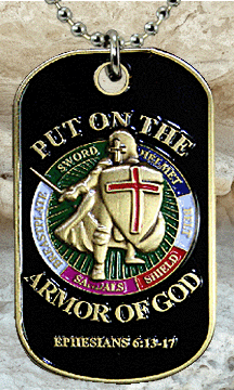 Armor of God Dog Tag