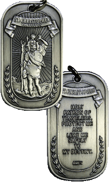 Saint Christopher Dog Tag