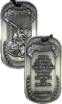 Saint Michael Dog Tags