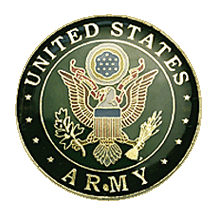Army Green Insignia Pin