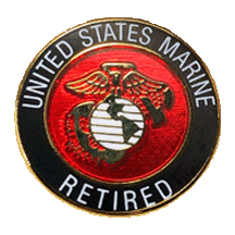 Marine Retired Pin