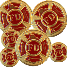 Fire Department Car Badge