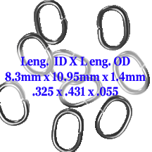Stainless Steel Oval Jump Ring