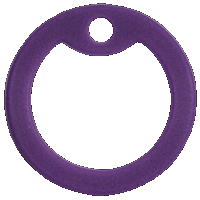 Purple Dog Tag Silencer