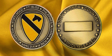 Army 1st Cavalry Challenge Coin