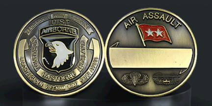 101th Airborne Challenge Coin