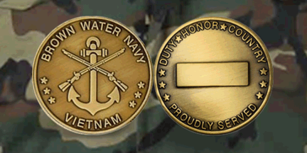 Brown Water Navy Challenge Coin