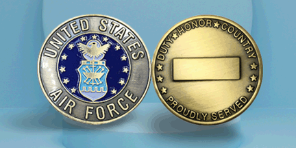 Air Force Insignia Challenge Coin