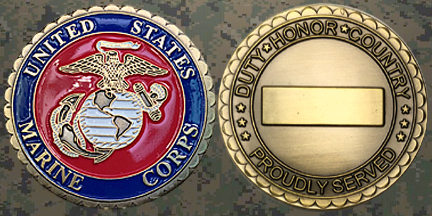 Marine Corp Insignia Challenge Coin