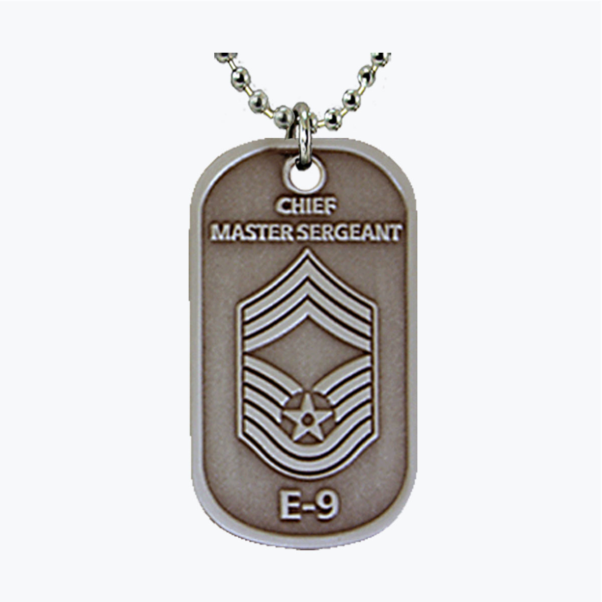 Air Force Command Chief Master Sergeant E9 Dog Tag