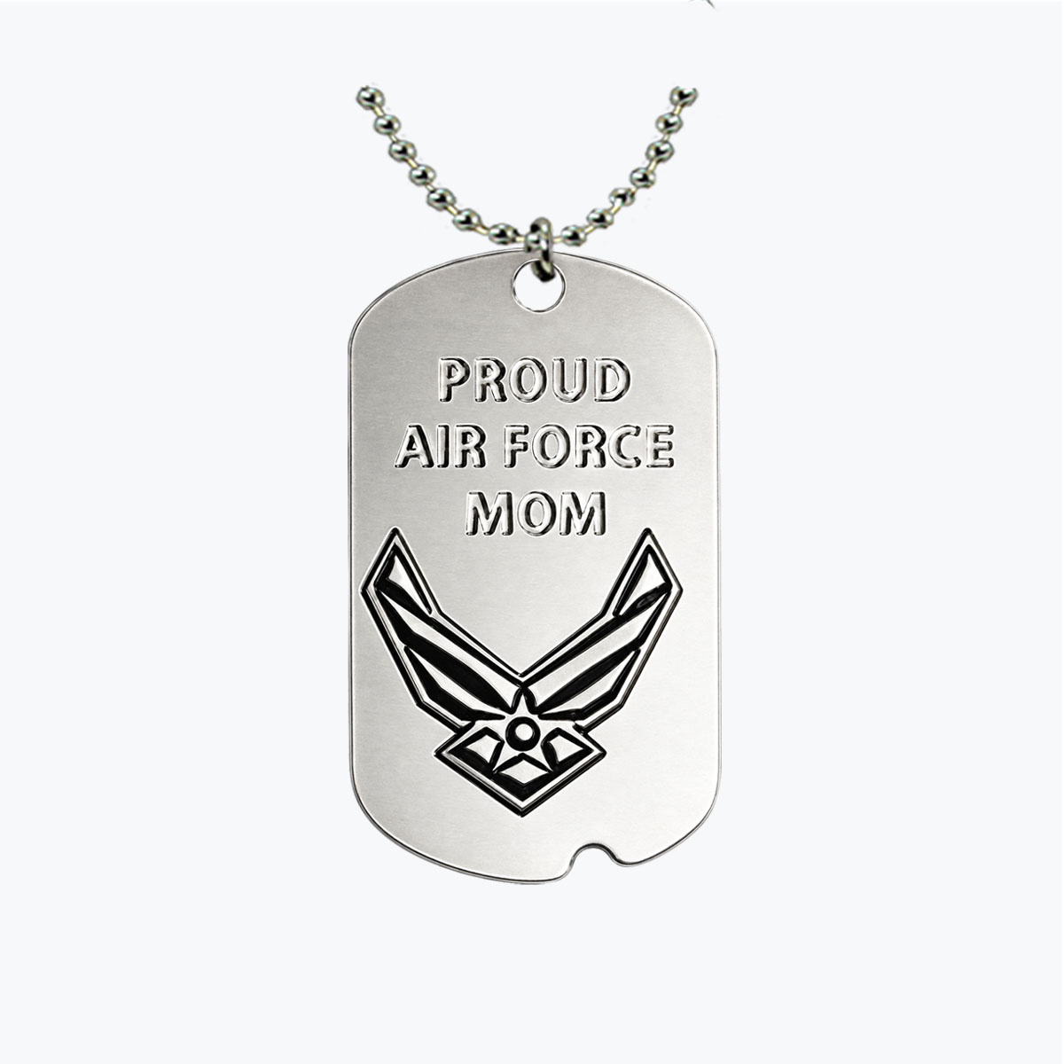 Proud Air Force Mom Dog Tag