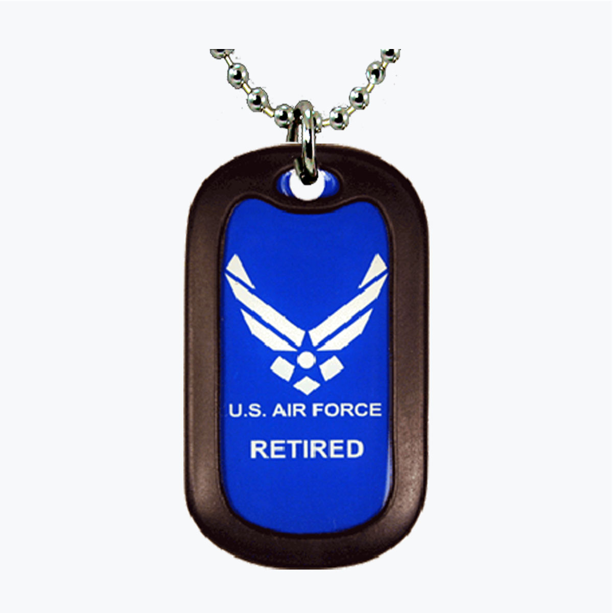 Air-Force Retired Aluminum Dog Tag