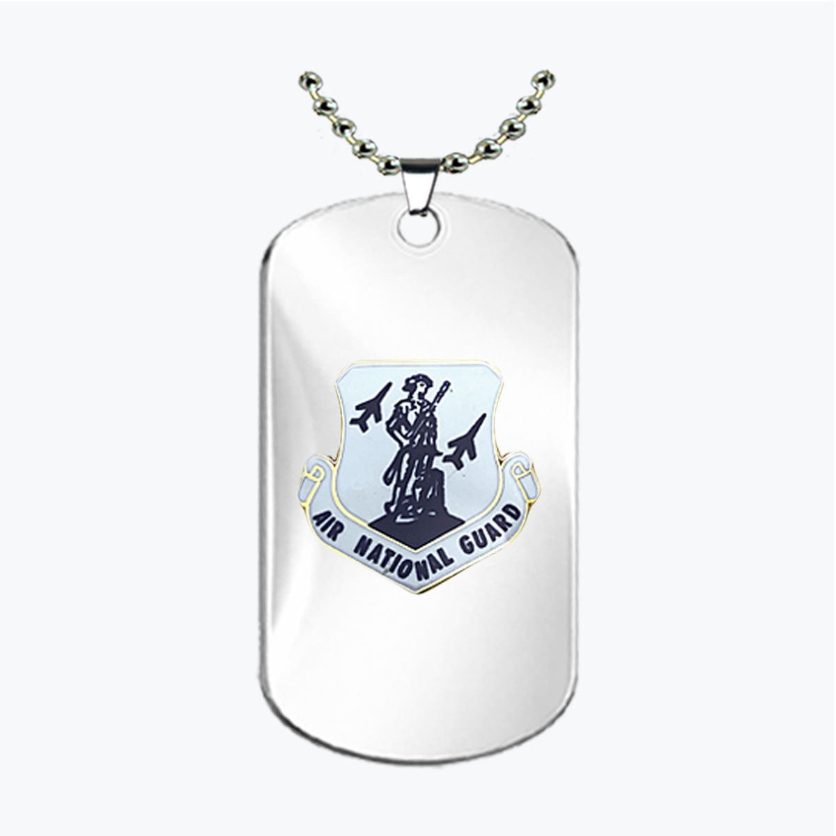 Air National Guard Shield Dog Tag