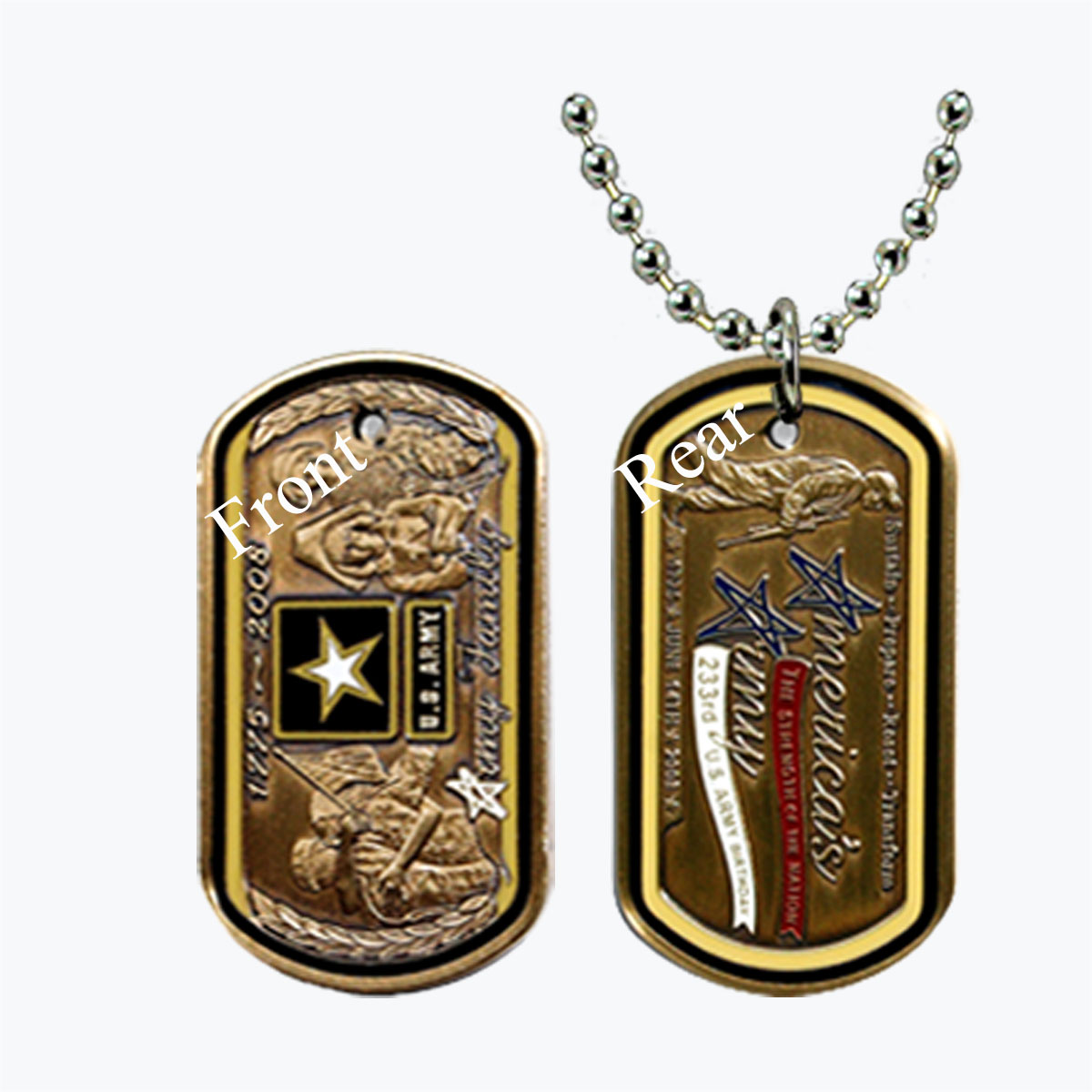 Army 233rd Birthday Dog Tag