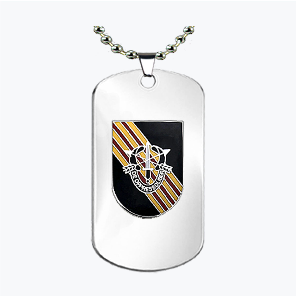 Army 5th Special Forces Group Stainless Steel Dog Tag