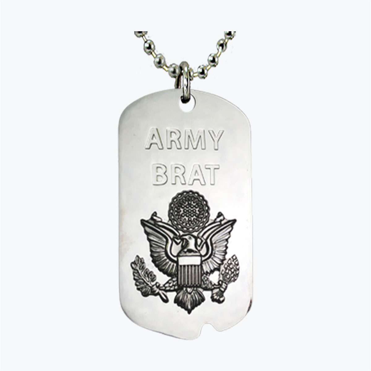 Army Brat Stainless Steel Dog Tag