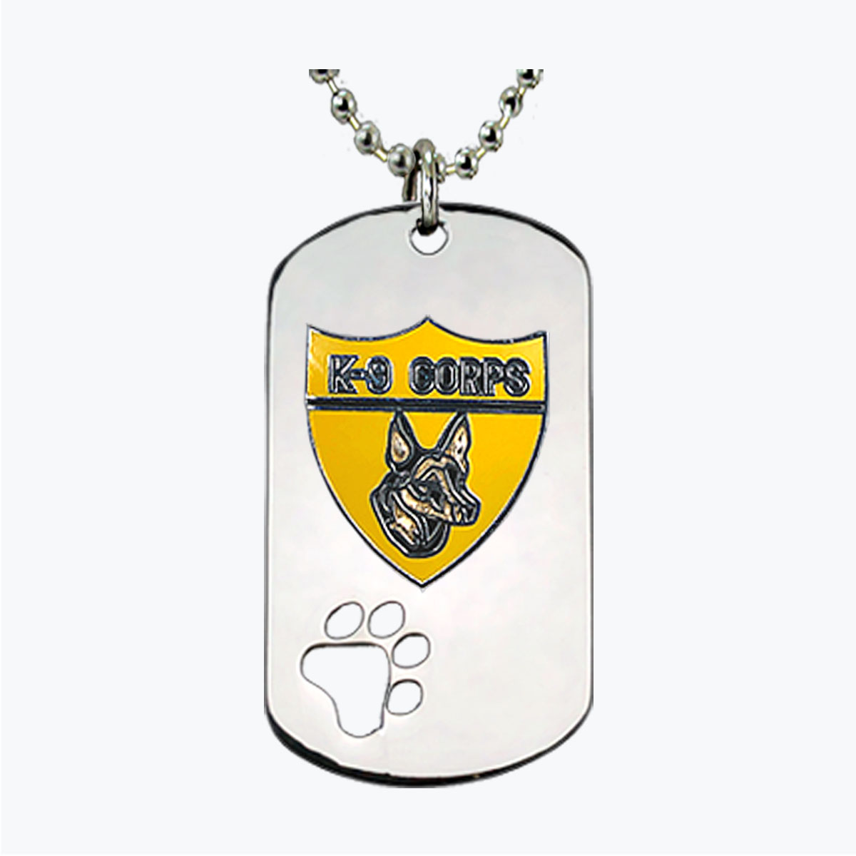Army K9 Corps Stainless Steel Dog Tag
