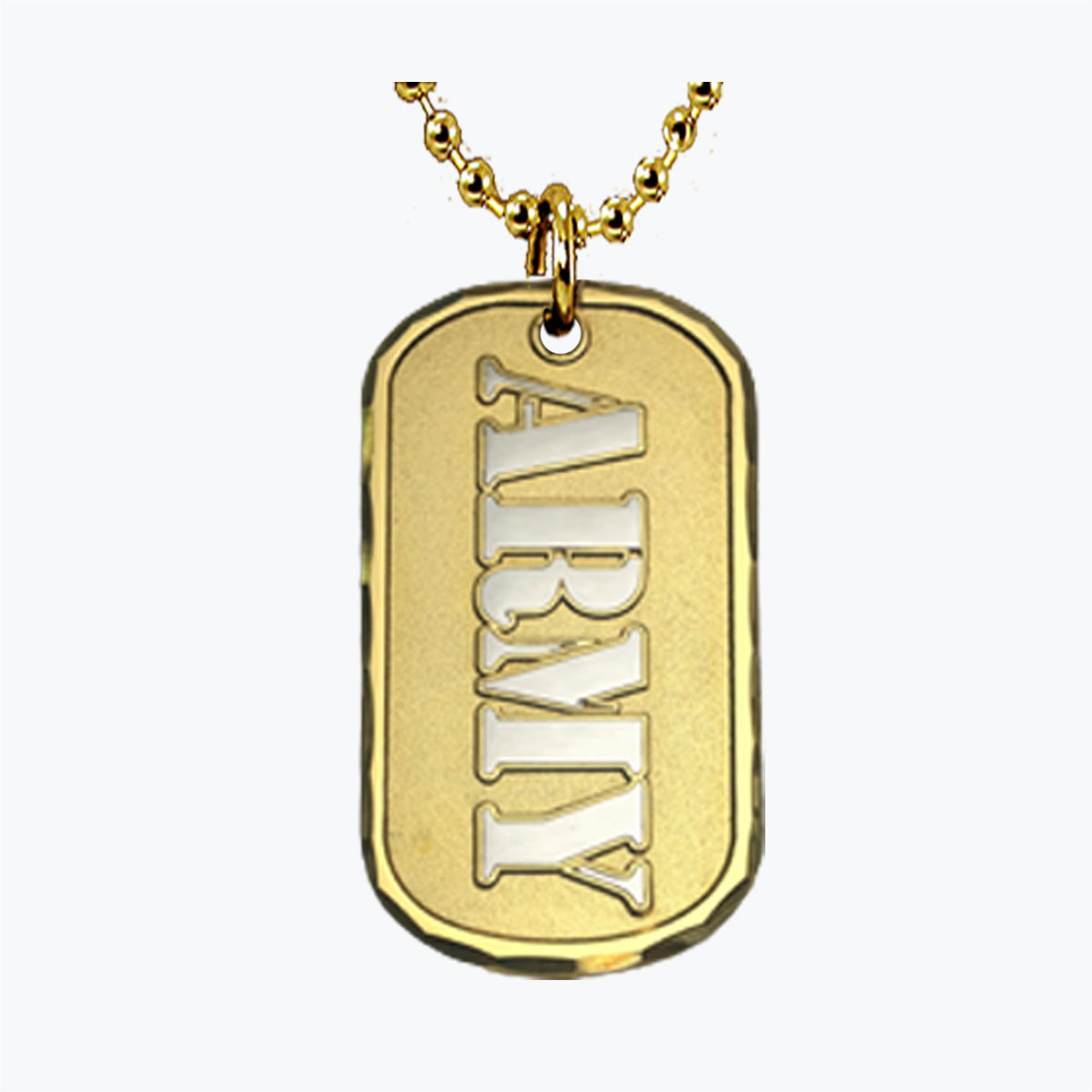 Army Letters Dog Tag