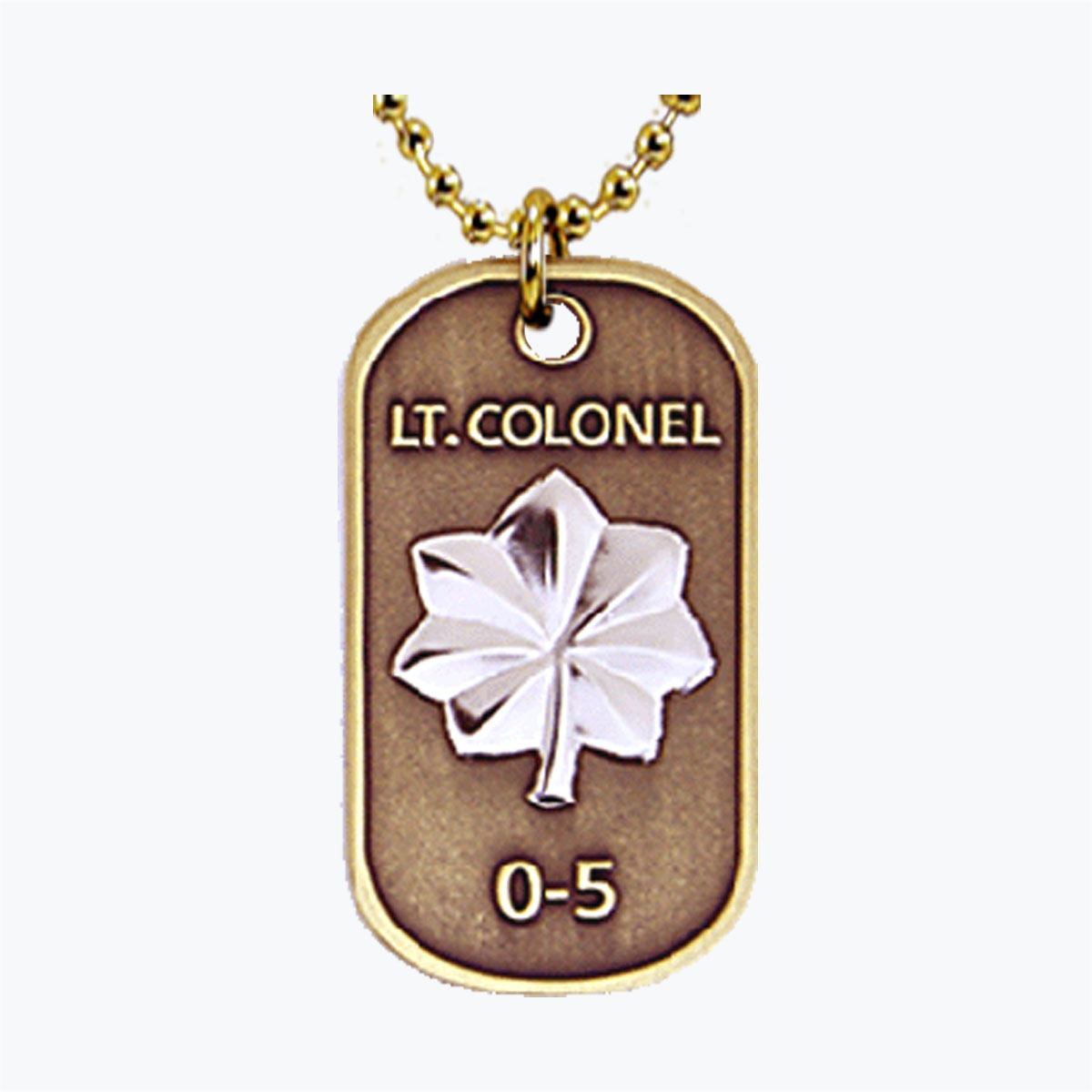 Army Lieutenant Colonel O5 Dog Tag
