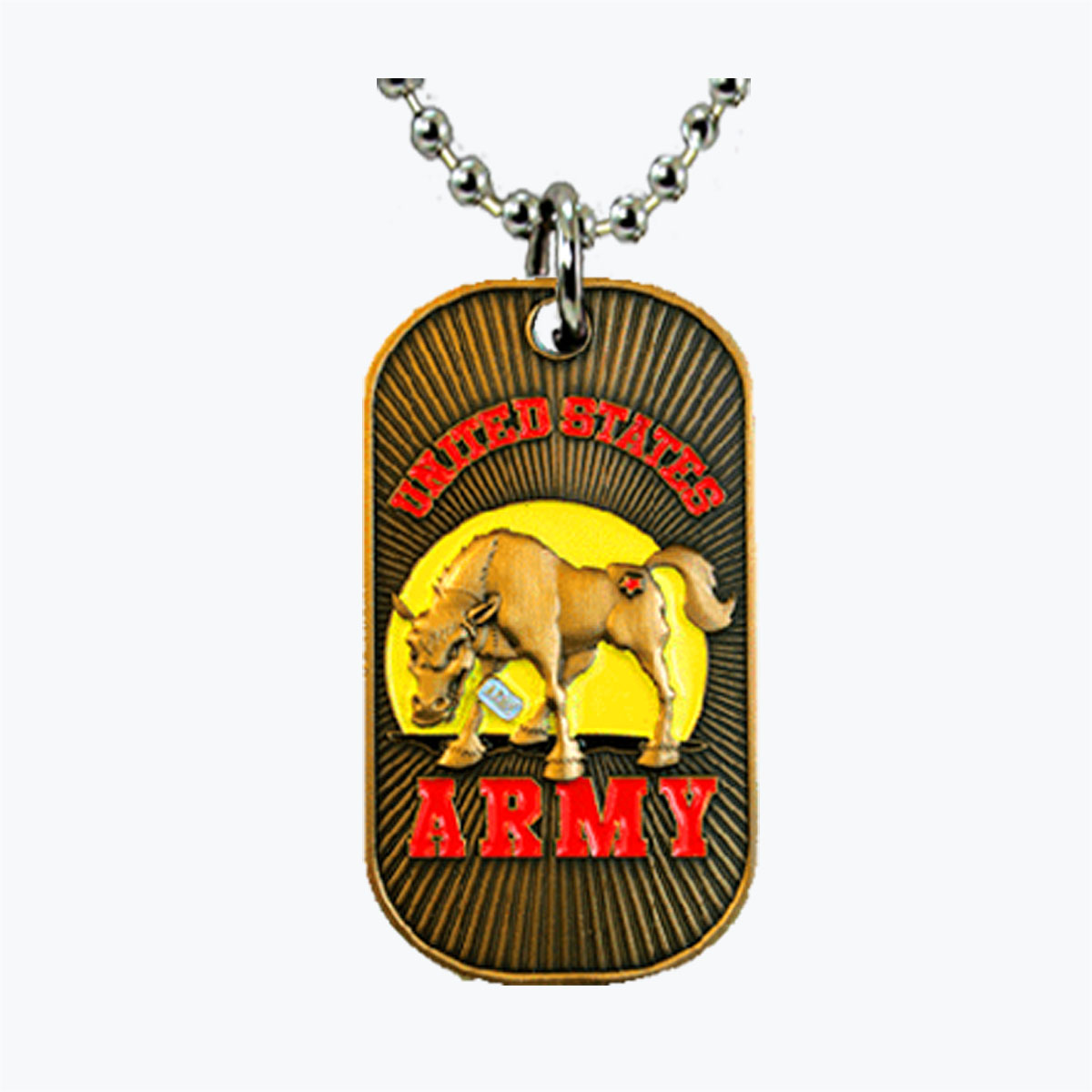 Army Mascot Dog Tag