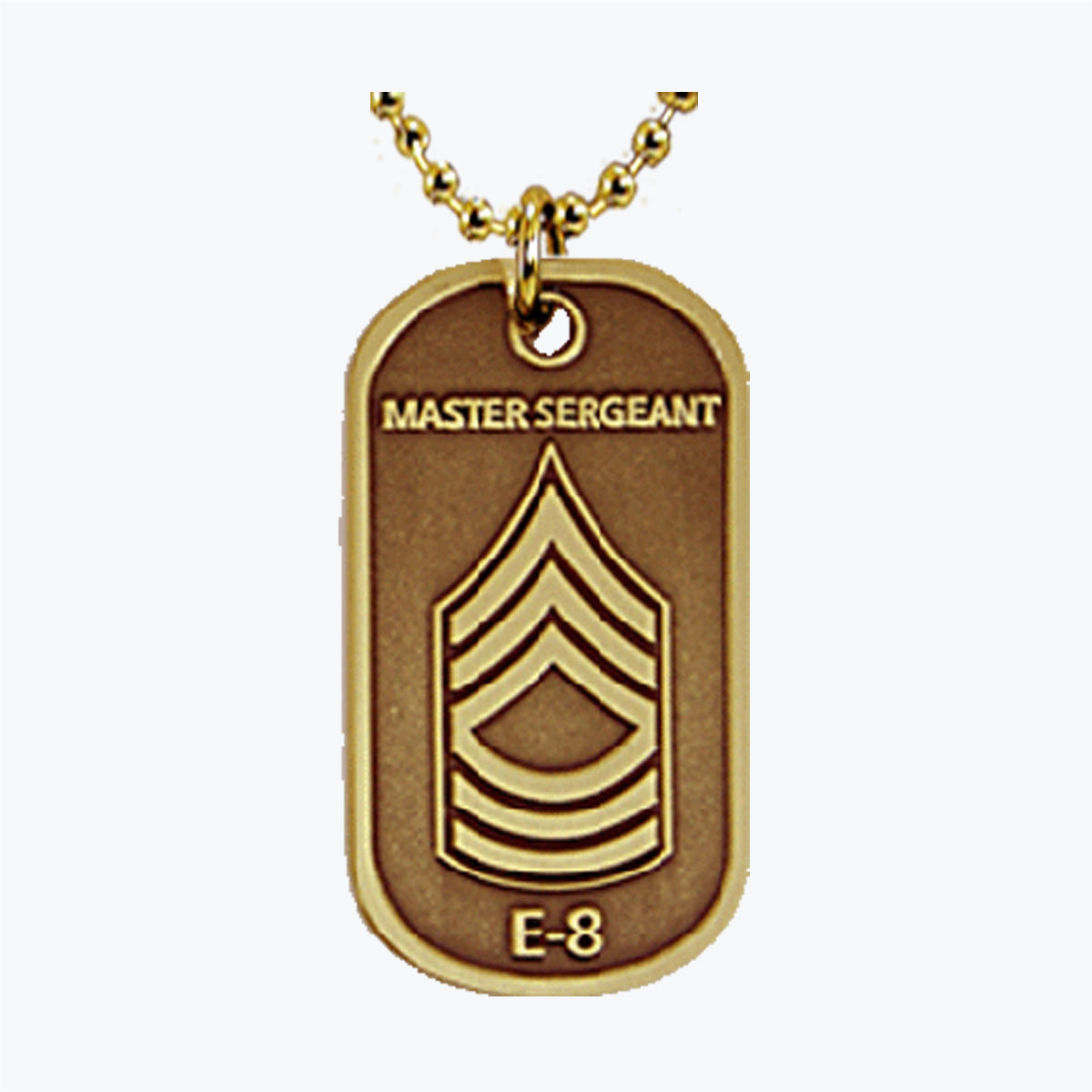 Army Master Sergeant E8 Dog Tag