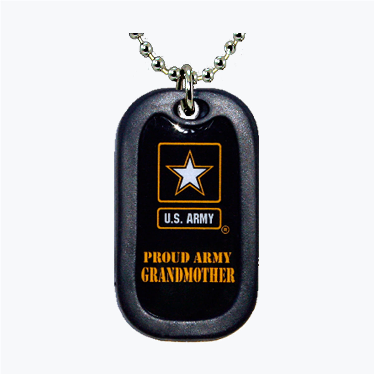 Army Proud Army Grandmother Aluminum Dog Tag